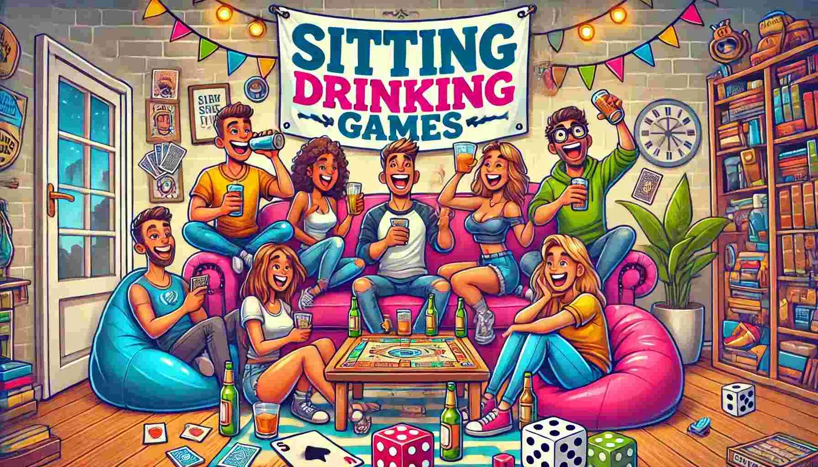 Spice Up Your Next Hangout: Creative Questions and Challenges for Drinking Games
